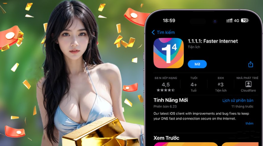 Hình ảnh quảng cáo của 8ok hiển thị nền tảng và các lợi ích
